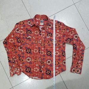 Cruel Girl snap front long sleeve shirt